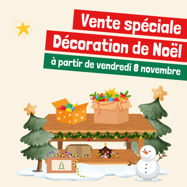 Vente spéciale  » Déco de Noël « 