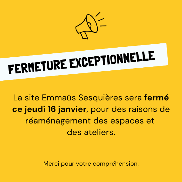 Fermeture exceptionnelle